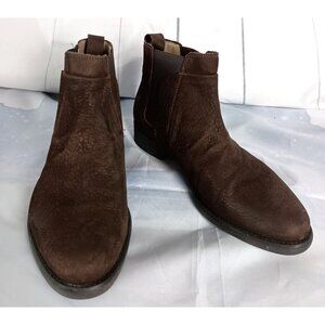 Zara Man Leather Chelsea Boots Brown Size 43/10 Men’s Shoes Retail $100